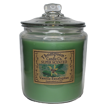 Thompson's Candle Co. 60 oz. 3 Wick Heritage Jar Candle - Vanilla Eucalyptus