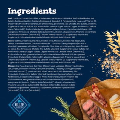 Image showing  Bones Assorted Flavors Small Biscuits Dog Treats, 16 oz.