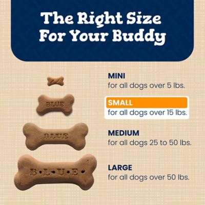 Image showing 5 th Blue Buffalo Bones Assorted Flavors Small Biscuits Dog Treats, 16 oz.