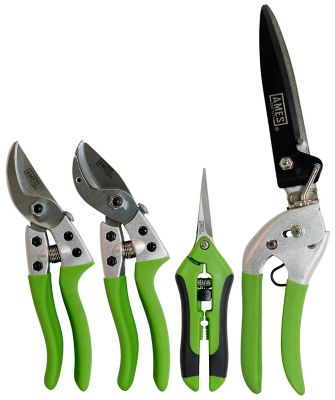 Ames 7.09 in. Pruning Shears Kit with Case (4 pc.)