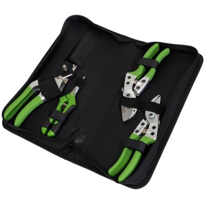Image showing  7.09 in. Pruning Shears Kit with Case, 4 pc.