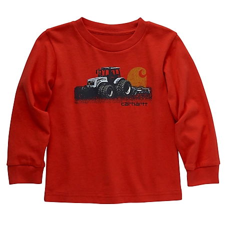 Carhartt Boys' Long-Sleeve Tractor T-Shirt