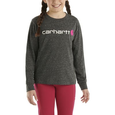 Carhartt Long-Sleeve Core Logo T-Shirt