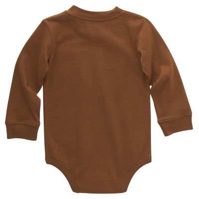 Image showing  Baby Unisex Long-Sleeve Pocket Bodysuit