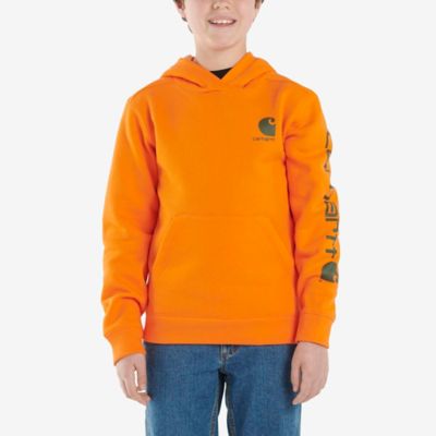 Carhartt Boys' Long-Sleeve Hooded Graphic Fleece