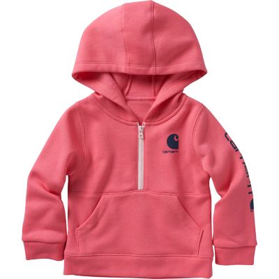 Image showing  Girls' Long-Sleeve Half-Zip Sweatshirt