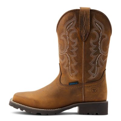 Image showing 4 th Ariat Women's Unbridled Rancher Waterproof Western Boots