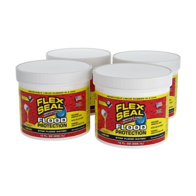 Flex Seal Seal Liquid Flood Protection Yellow 10 oz. (4 Pack), RLSYELR12