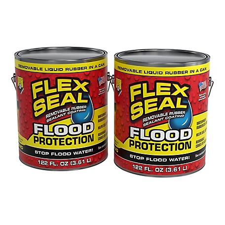 Flex Seal Seal Liquid Flood Protection Yellow 122 oz. (2 Pack), RLSYELR01