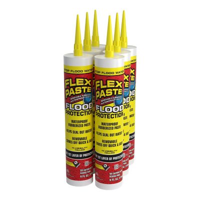 Flex Seal Paste Flood Protection Cartridge 9 oz. (6 Pack), RPSYELR10