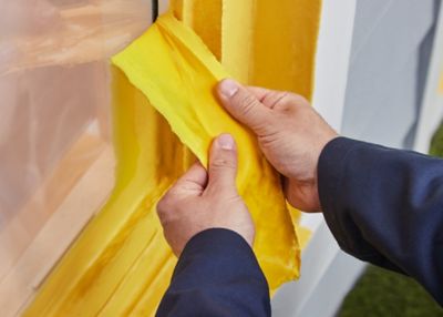 Image showing  Tape Flood Protection, Yellow, 7.5 in. x 20 ft., 3-Pack