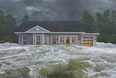 Image showing 5 th Flex Seal Tape Flood Protection, Yellow, 7.5 in. x 20 ft., 3-Pack