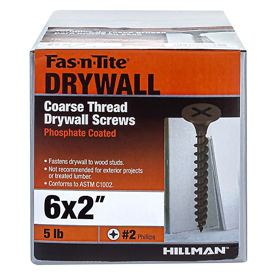 Fas-n-Tite #6 x 1-5/8-in Bugle Coarse Thread Drywall Screws (25-lb) Fas-n-Tite #6 x 1-5/8-in Bugle Coarse Thread Drywall Screws (25-lb)