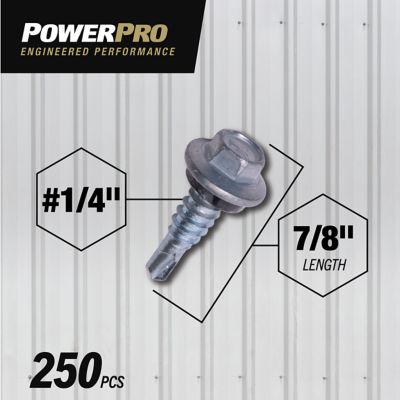 Image showing  8 x 1/2in. Power Pro Star Drive Truss-Head Lath Screws, 180 pk.