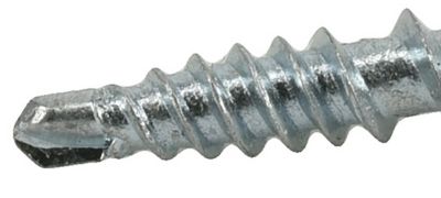 Image showing  #10 x 1-1/2 in. Power Pro Self-Drilling Metal-to-Wood Roofing Screws, Polar White, 1 lb., 98-Pack