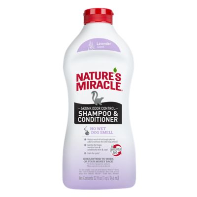 Nature's Miracle Skunk Odor Shampoo for Dogs, Lavender, 32 oz.