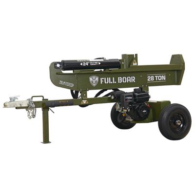 Full Boar 28-Ton Gas-Powered Log Splitter, 212cc Engine, 49-State