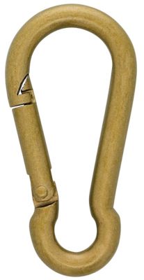Hillman Hardware Essentials 1/4 in. x 2 in. Safety Snap Link, Gold