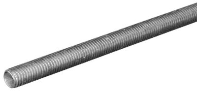 Hillman SteelWorks Coarse Threaded Rod Zinc-Plated (1/4in.-20 x 2')