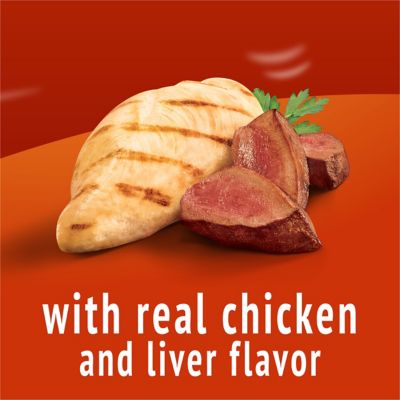 Image showing  Playfuls Chicken and Liver Flavor Dry Crunchy Cat Treats, 6.5 oz.