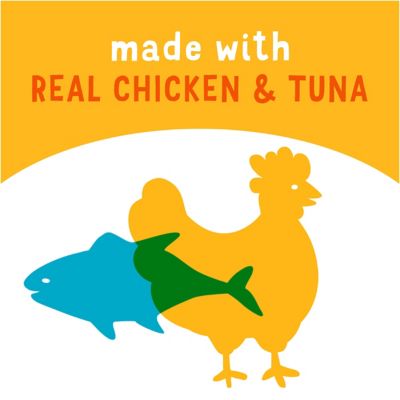 Image showing  Purina Lil' Soups Adult Natural Grain-Free Flaked Chicken Recipe Lickable Wet Cat Treat, 1.2 oz.