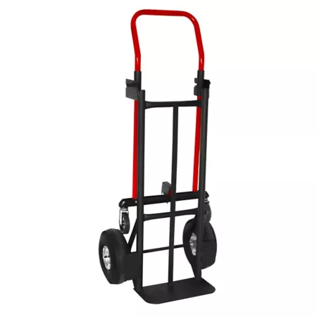 Milwaukee 800 lb Quick Lock 2-in-1 4-Wheel Convertible Truck Hand Trucks