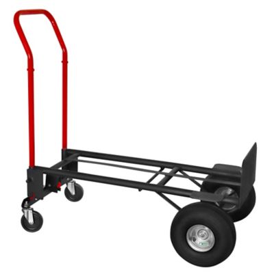 Image showing  800 lb. Capacity 4-Wheel Quick Latch 2-in-1 Convertible Truck