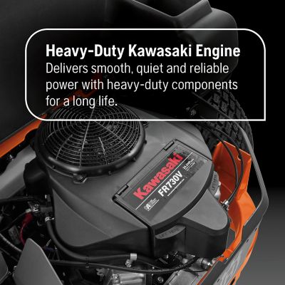 Image showing 8 th Husqvarna MZ54 54 in. 24 hp Gas Zero-Turn Mower, Kawasaki Engine, Hydrostatic Transmission, 967953703