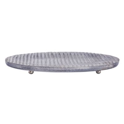 Elk Home Bennett Tray - Gray Wash, S0807-11382