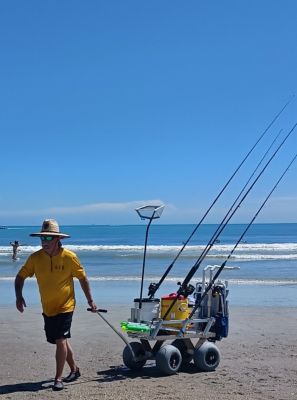 Image showing 8 th Kahuna Wagons Sidekick Beach & Fishing Wagon, ALUM565