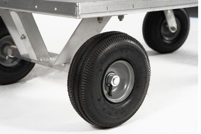 Image showing  Heavy Duty Large Aluminum Push Wagon, ALUM002