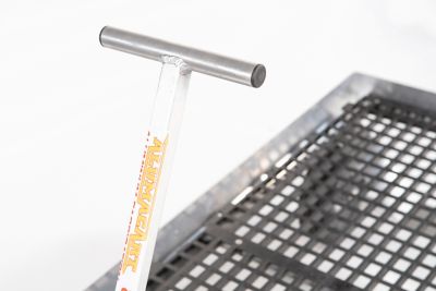 Image showing  Large Uv Perforated Deck- Aluminum Pull Wagon-Cypress Wagon, ALUM223