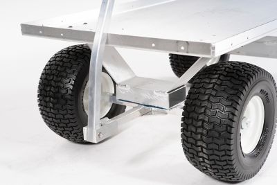 Image showing  Heavy Duty All Terrain Aluminum Jupiter Pull Wagon, ALUM015