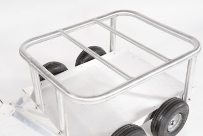 Image showing  800 lb. Capacity Alumacart Scuba Tank Hauler, Hauls 9 Tanks