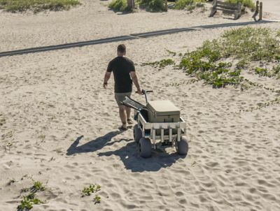 Image showing 6 th Kahuna Wagons 105 lb. Capacity Electric Big Kahuna Beach Wagon