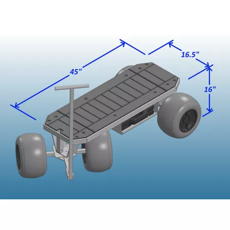 Kahuna Wagons Efoil Beach Board Buggy EFBB Garden Carts