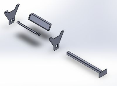 Image showing 6 th Kahuna Wagons 50 lb. Capacity Hitch Accessory for Big Kahuna UV DECK or Cypress Wagon, LED Brake Light