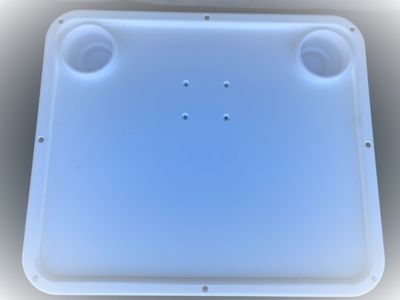 Image showing  King Starboard Tabletop with Cup Holders, CRT080-W