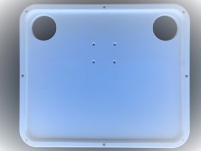 Image showing  King Starboard Tabletop with Cup Holders, CRT080-W