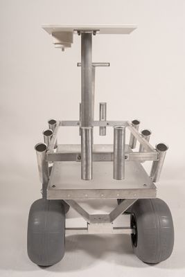 Image showing  King Starboard Cutting Board with Cup Holder & Lure/Tool Holes, CRT010-W