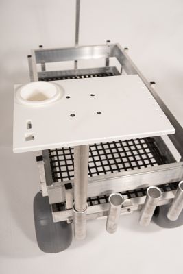 Image showing  King Starboard Cutting Board with Cup Holder & Lure/Tool Holes, CRT010-B