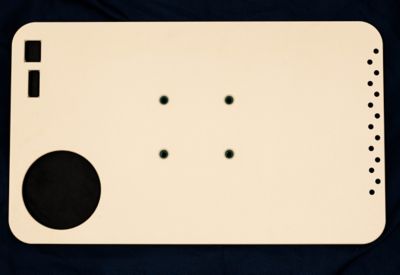 Image showing  King Starboard Cutting Board with Cup Holder & Lure/Tool Holes, CRT010-TG