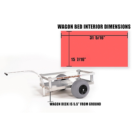 Kahuna Wagons Aluminum Rod Rack with Four Rod Holders, CRT001 at Tractor  Supply Co.