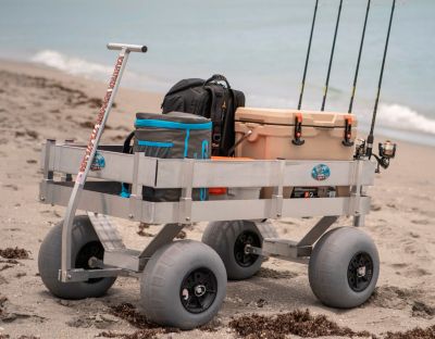 Image showing  121 lb. Capacity 11.8 in. Balloon Beach Tires, 2-Pack