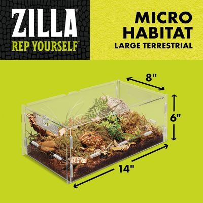 Image showing  Micro Habitat Terrarium, Terrestrial, Large