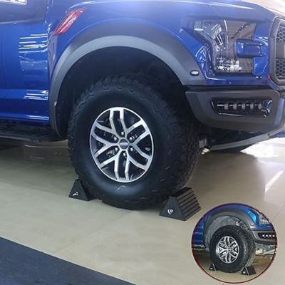 Image showing  9 in. x 7 in. x 5.2 in. Rubber Wheel Chock