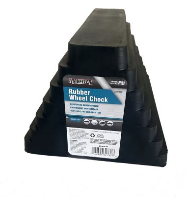 Image showing  9 in. x 7 in. x 5.2 in. Rubber Wheel Chock