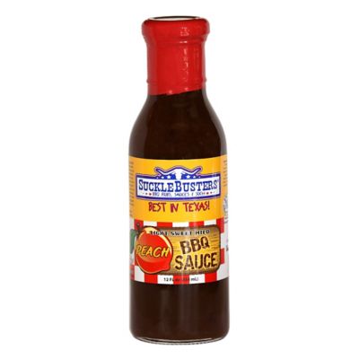 SuckleBusters Peach BBQ Sauce, 12 oz.