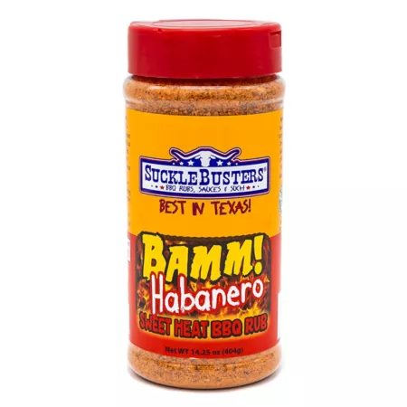 SuckleBusters Bamm Sweet Heat Rub for BBQ 14.25 oz. Sauces & Spices