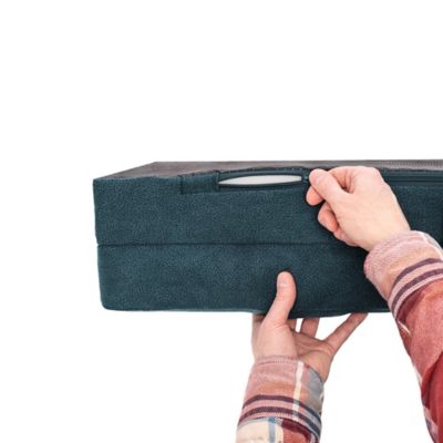 Image showing 7 th Retriever Burrow-Top Orthopedic Sofa Pet Bed, 28 x 20 in.